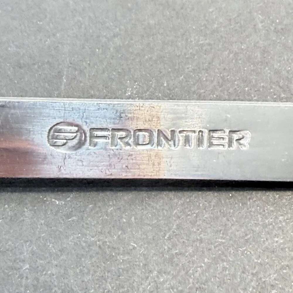 Vtg Frontier Airlines Flatware 24 Pcs Forks Spoons Stainless Steel Japan Korea